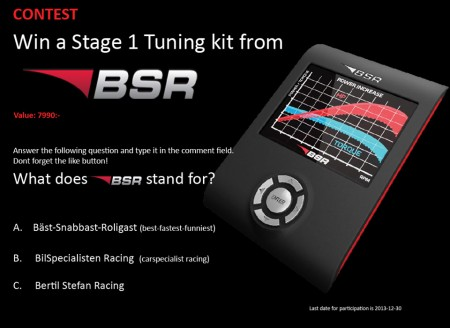 Vind et BSR tuning kit!